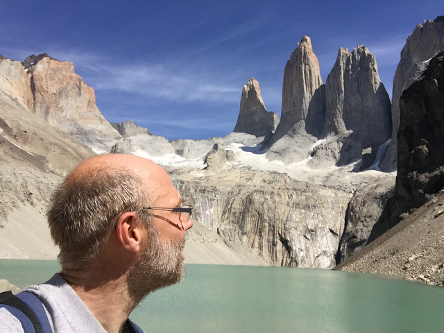 Thomas in front of Las Torres