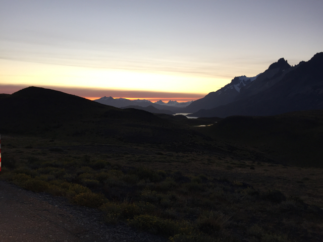 sunset Torres del Paine