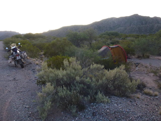 wild camp on Ex-RN 150