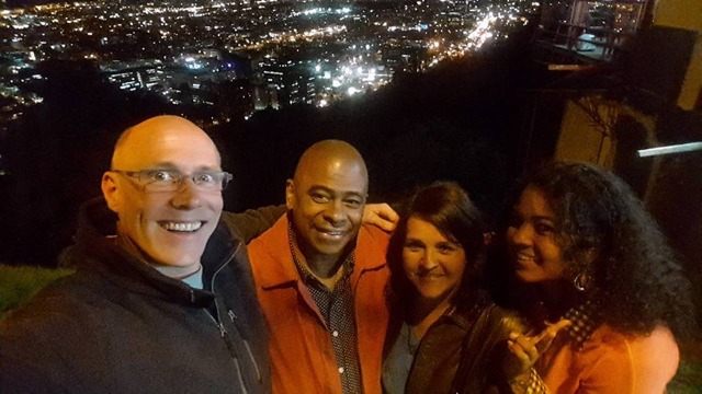 Hugo, Jenny, Valentina by night